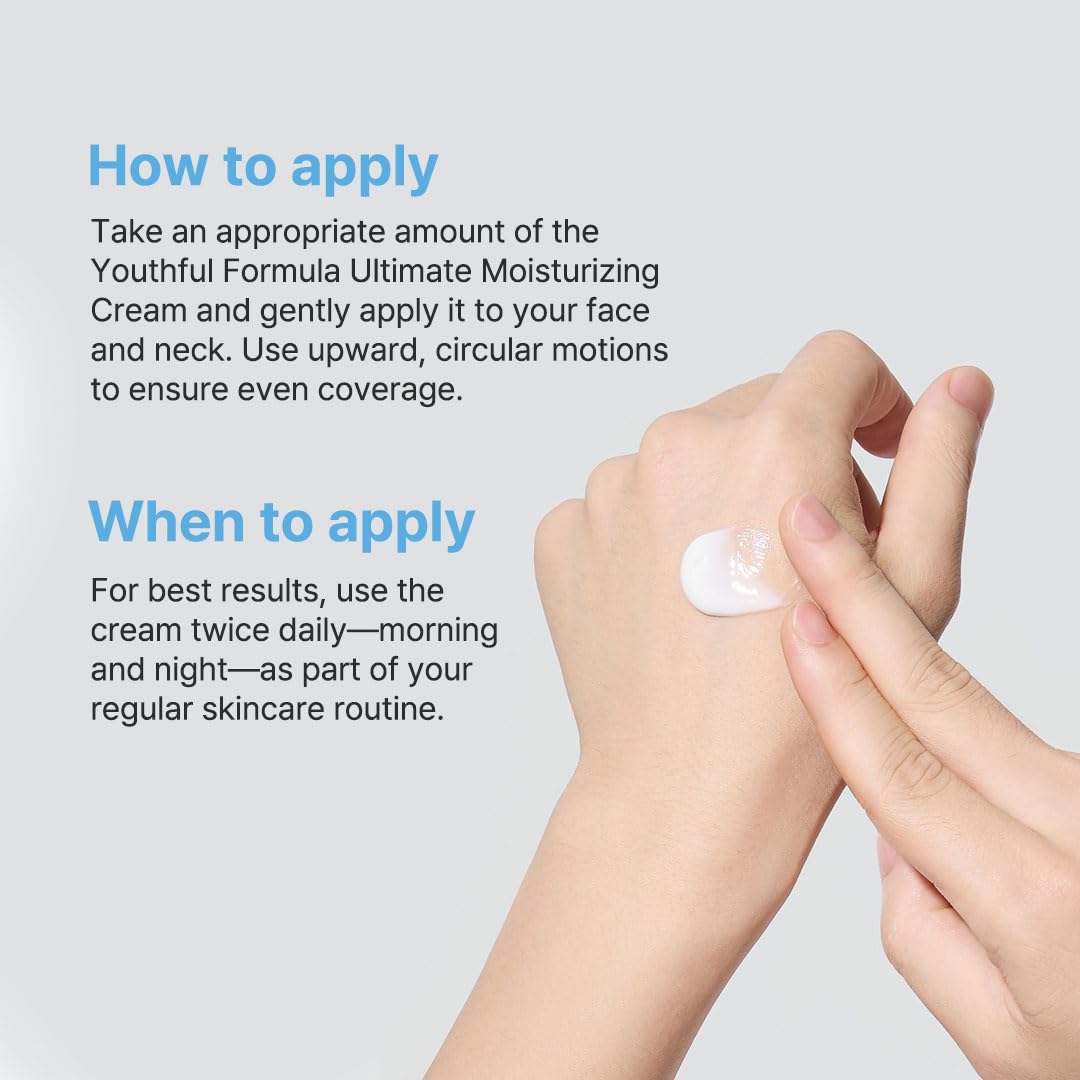 NIDA Youthful Ultimate Moisturizing Cream with Niacinamide, Hyaluronic Acid and Collagen