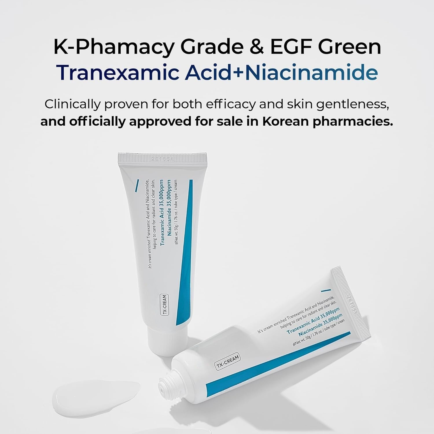 TX Tranexamic Acid Cream for Dark Spots, Hyperpigmentation and Uneven Tone