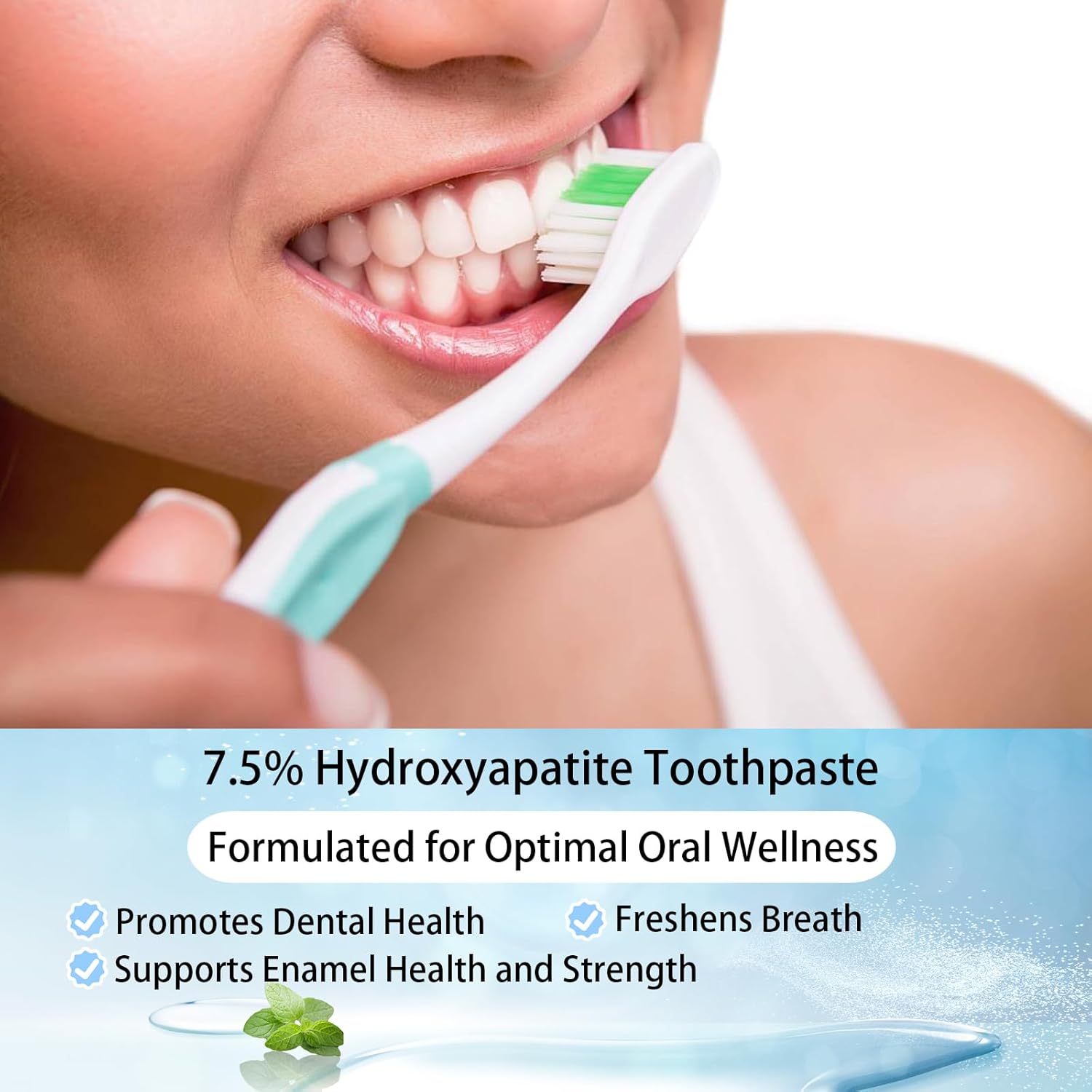 Hydroxyapatite Toothpaste Fluoride-Free Enamel Repair 120g
