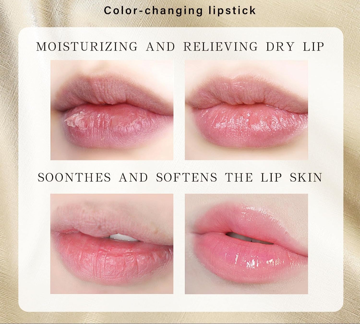 pH Color-Changing Lip Tint Balm – Natural Glow Lipstick for All Skin