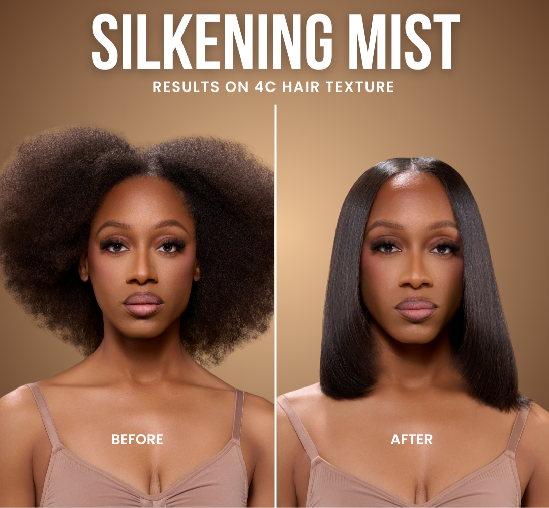 Silkening Mist Straightening Enhancer – Smoothing Spray for All Hair