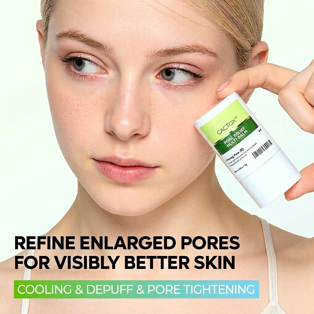 CACTOX Pore Relief Cooling Multi Balm for Visibly Smoother, Refined Skin