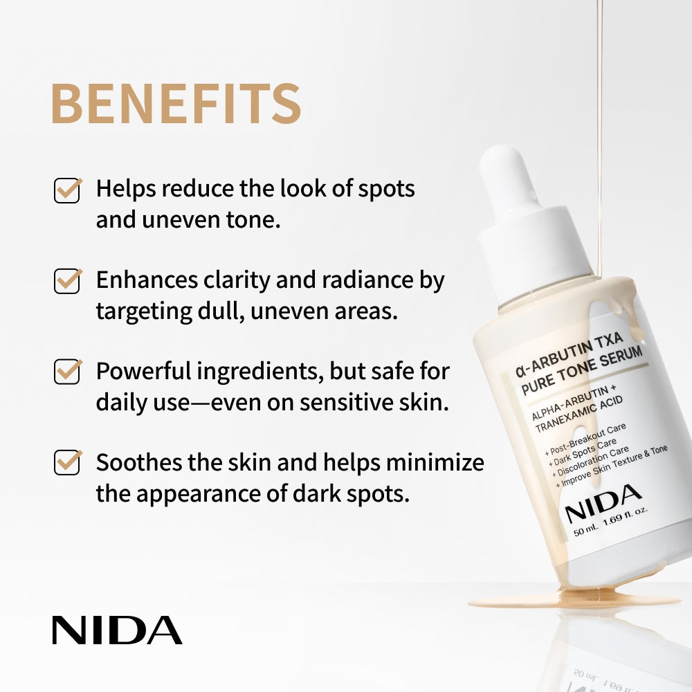 Alpha-Arbutin TXA Pure Tone Brightening Serum for All Skin Types