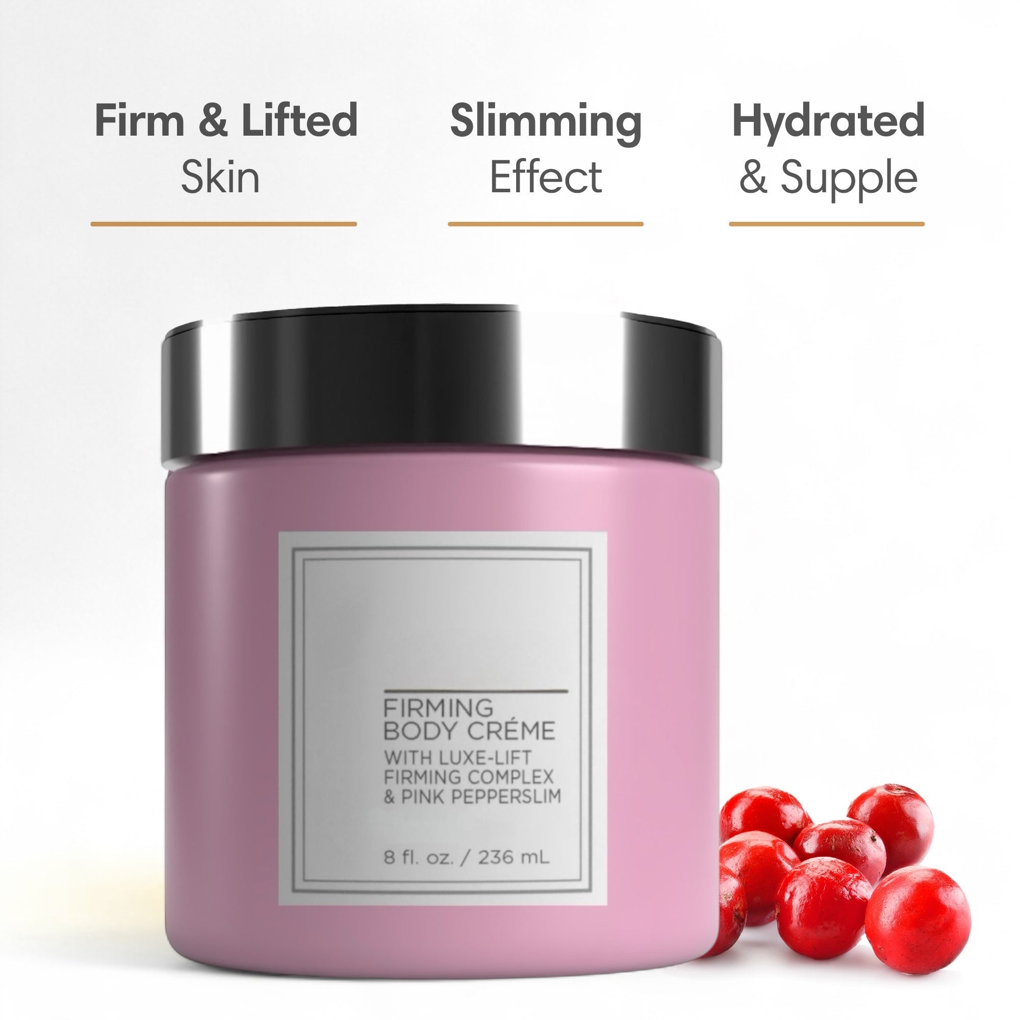 Champagne Beaute Lift Firming Body Cream with Luxe-Lift Complex and Pink Pepperslim