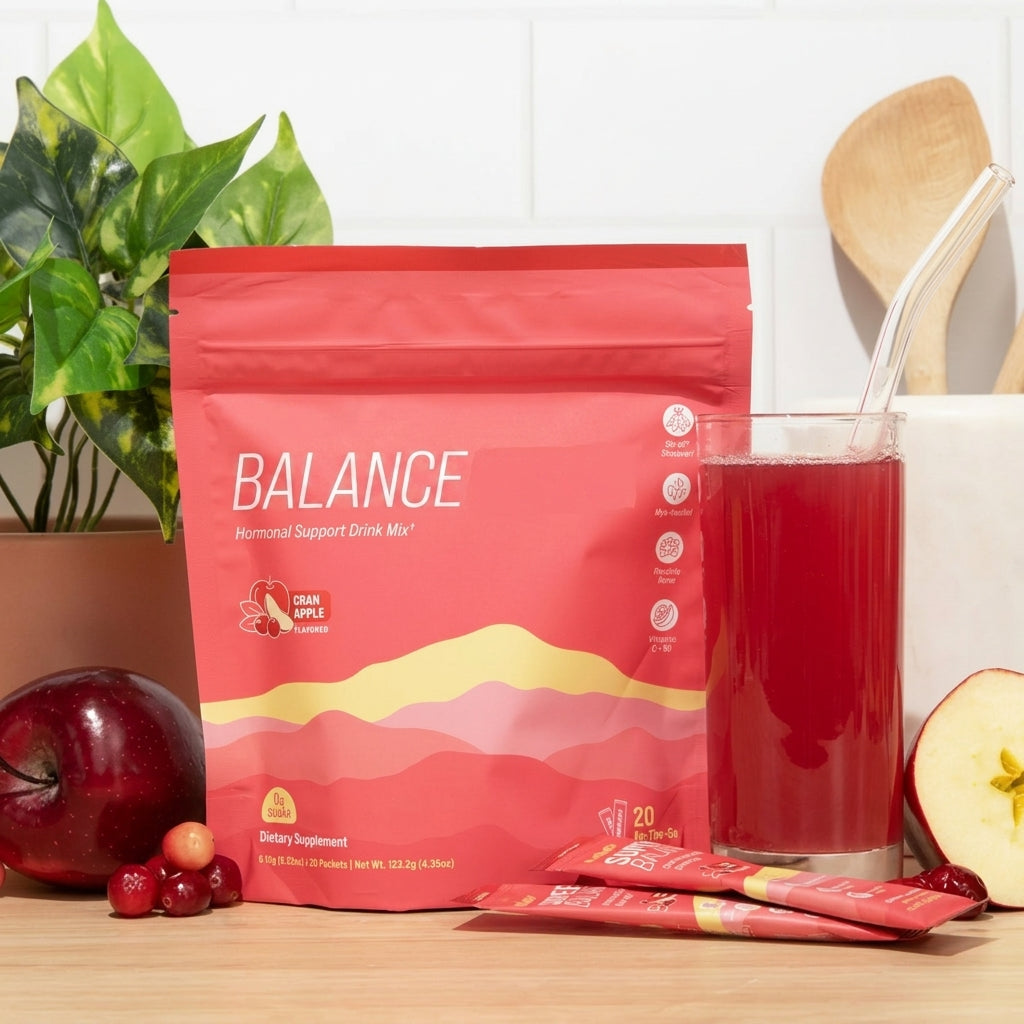 Balance Hormone Support Drink Mix with Shatavari, Myo-Inositol and Adaptogens
