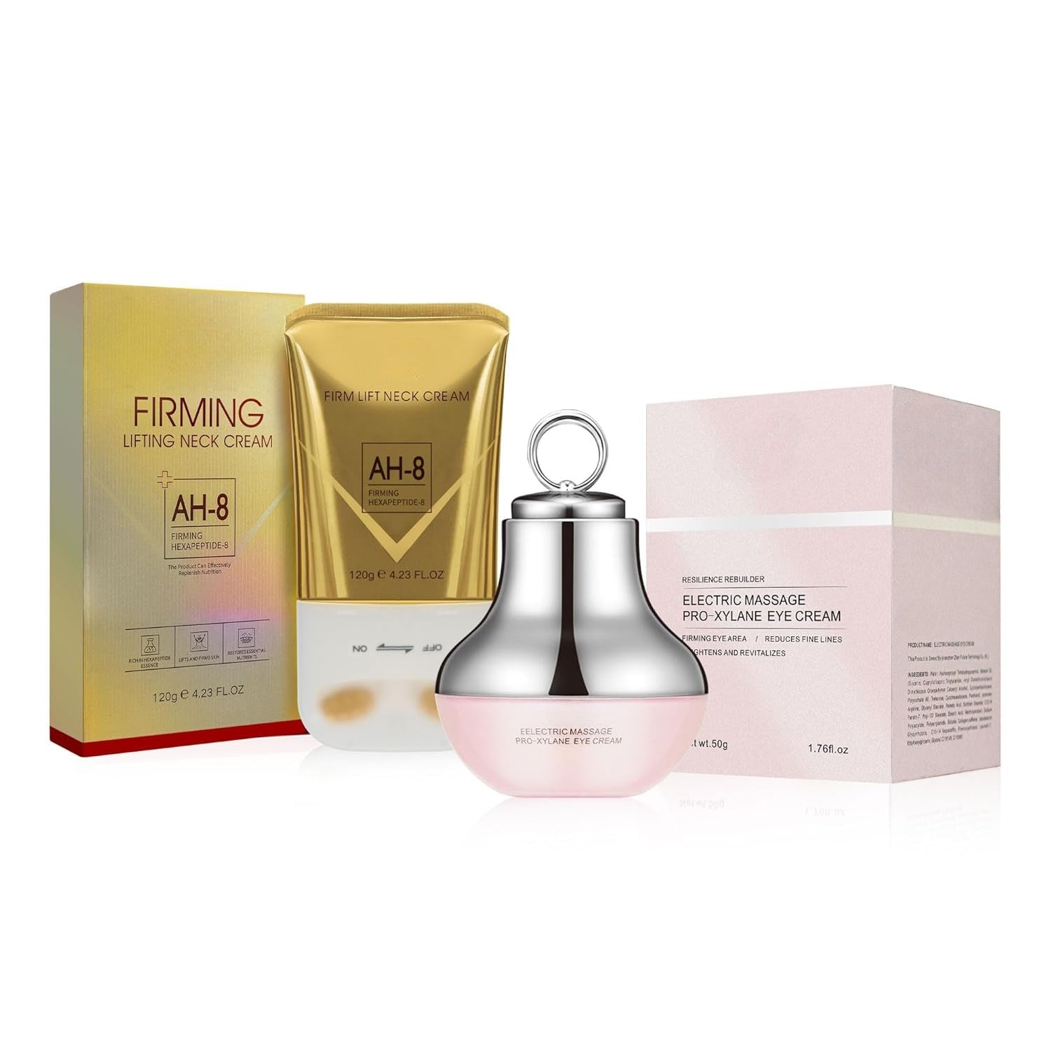Firming Neck and Eye Cream Duo with Hydrating Anti-Aging Formula