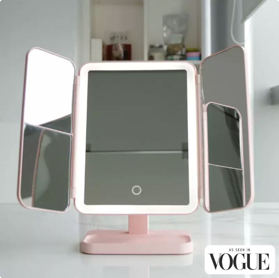 Trifold Led Make up Mirror