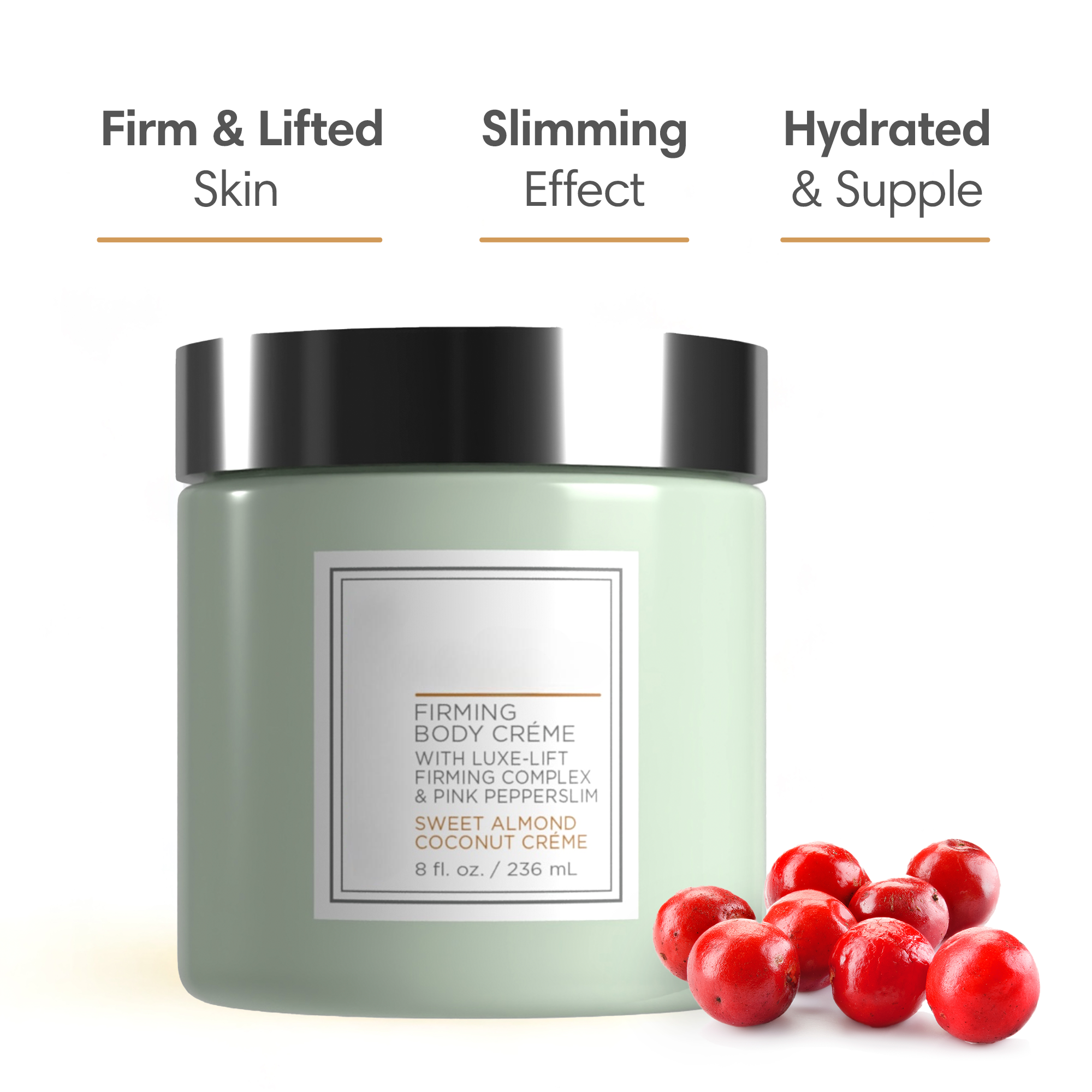 Champagne Beaute Lift Firming Body Cream with Luxe-Lift Complex and Pink Pepperslim