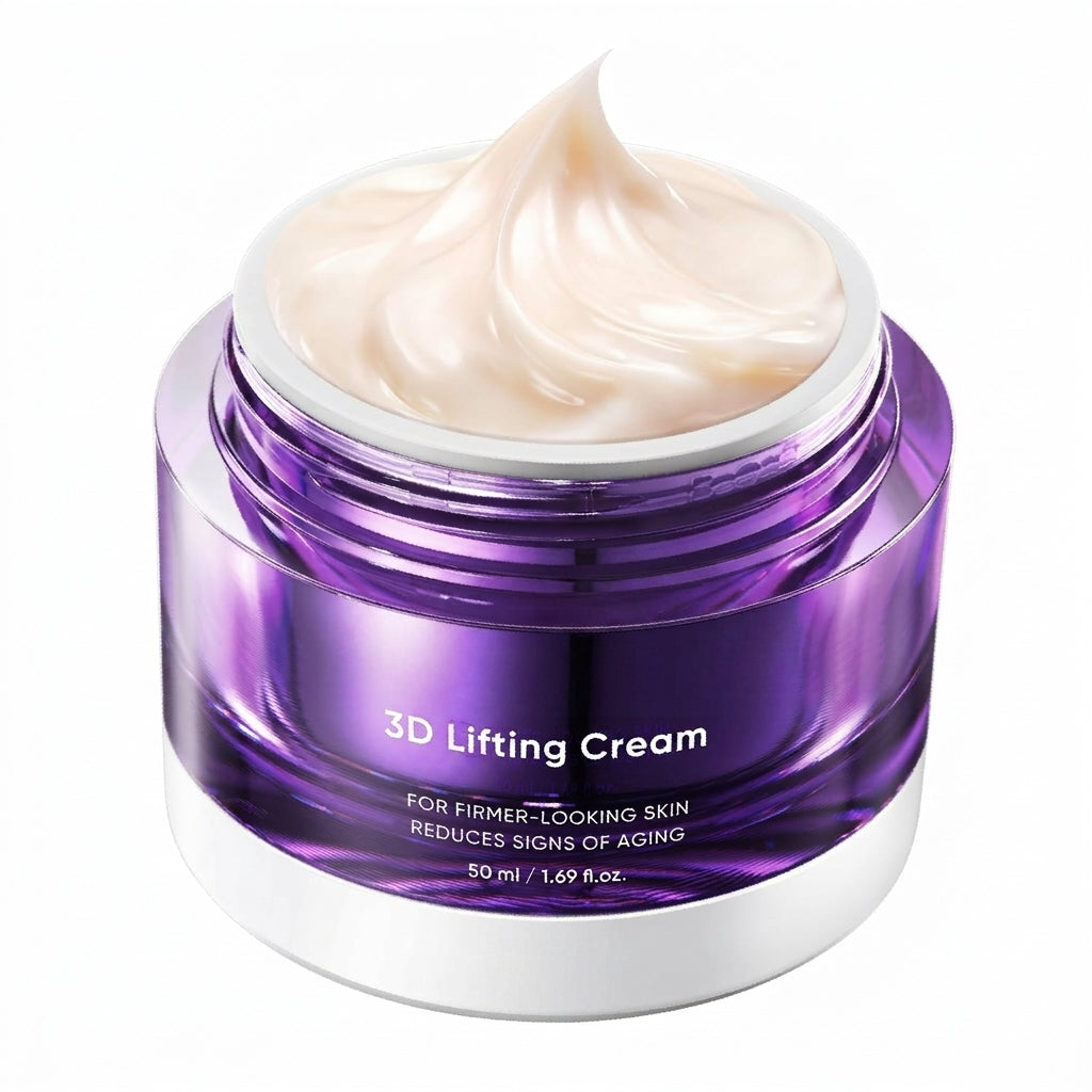 3D Lifting Night Cream with 17-Peptide Complex and Probioderm for Face and Neck