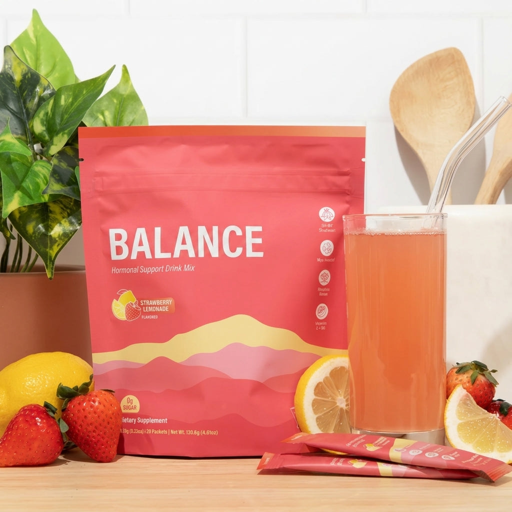 Balance Hormone Support Drink Mix with Shatavari, Myo-Inositol and Adaptogens