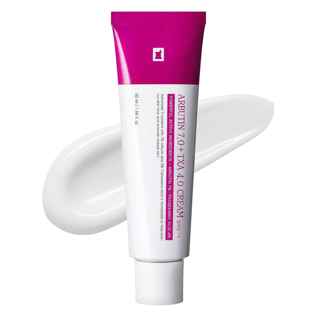 Arbutin 7% and Tranexamic Acid 4% Cream with Niacinamide and Glutathione for Dark Spots