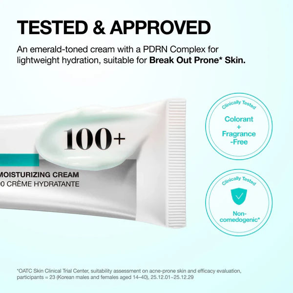 PDRN Hyaluronic Acid 100 Moisturizing Cream with Collagen for Glass Skin Glow